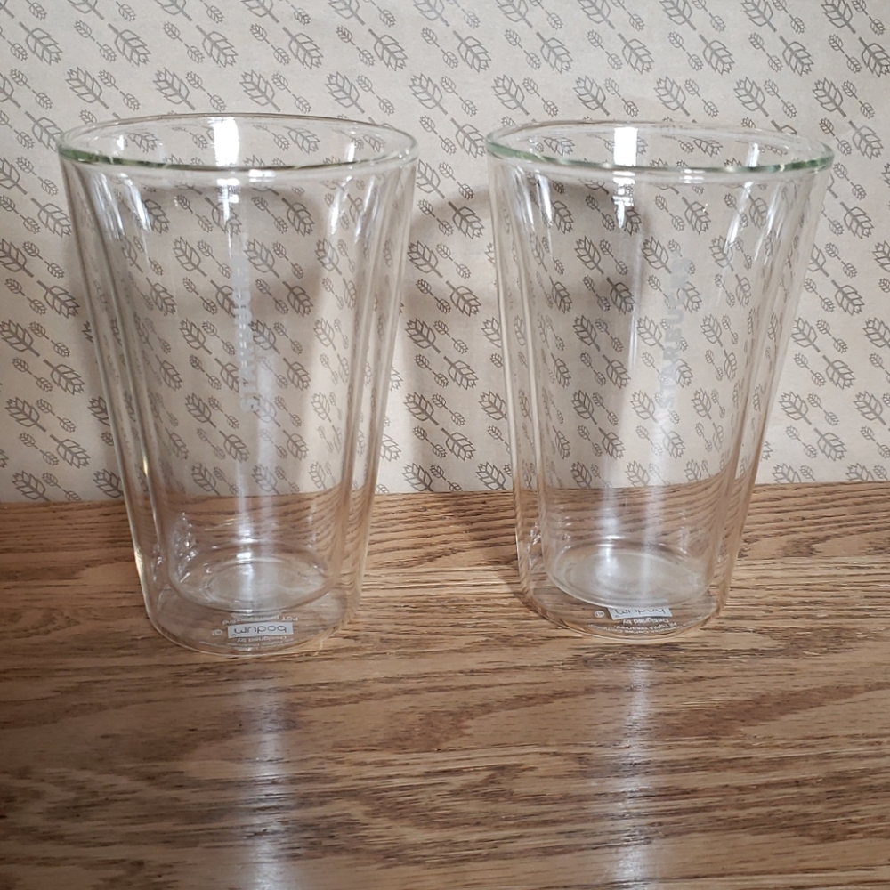 Starbucks x  Bodum, Four Drinking Glasses